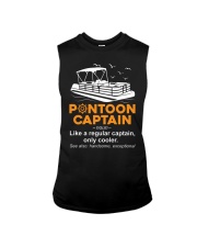 PONTOON BOAT GIFT - PONTOON CAPTAIN DEFINITION Sleeveless Tee thumbnail