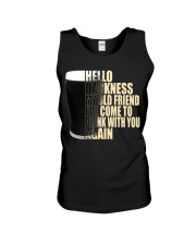 CRAFT BREWERY - HELLO DARKNESS Unisex Tank tile