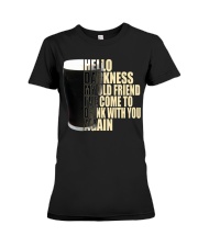 CRAFT BREWERY - HELLO DARKNESS Premium Fit Ladies Tee tile