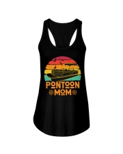 PONTOON BOAT GIFT - PONTOON MOM Ladies Flowy Tank thumbnail