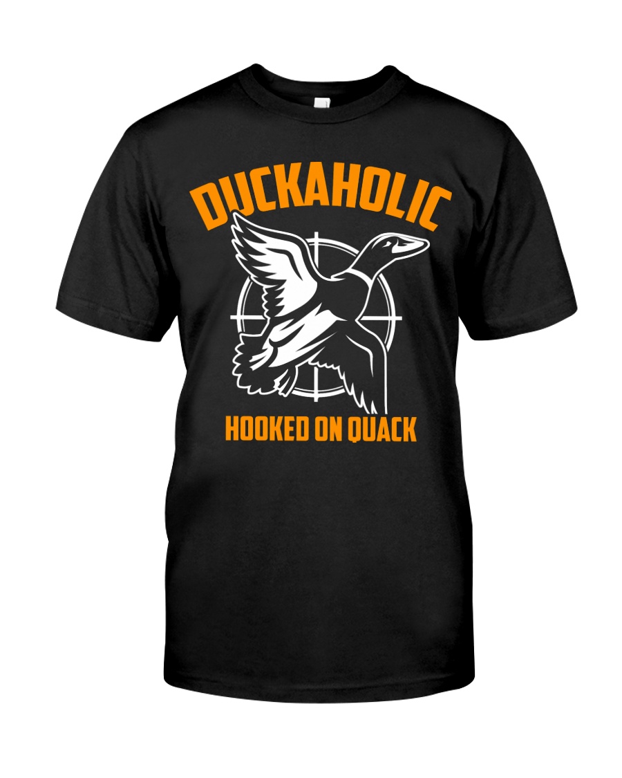 DUCKAHOLIC HOOKED ON QUACK Classic T-Shirt