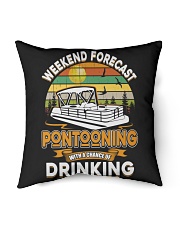PONTOON LOVER - CHANCE OF DRINKING Indoor Pillow - 16” x 16” thumbnail