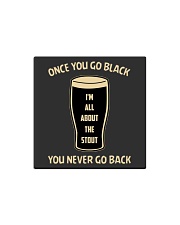 CRAFT BREWERY - GO BLACK GO BACK Square Magnet tile