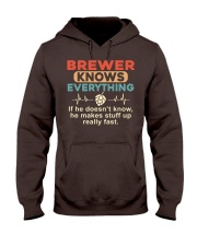 He - A Brewer Knows Everything Hooded Sweatshirt thumbnail