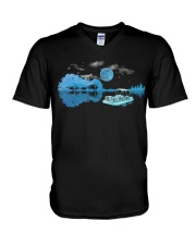 PONTOON BOAT GIFT - WHISPER V-Neck T-Shirt tile