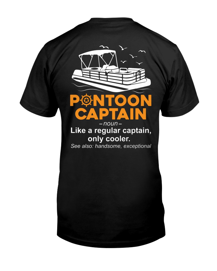 PONTOON CAPTAIN DEFINITION BACK Classic T-Shirt