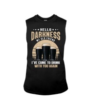 CRAFT BEER LOVER - HELLO DARKNESS MY OLD FRIEND Sleeveless Tee thumbnail