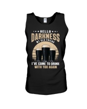 CRAFT BEER LOVER - HELLO DARKNESS MY OLD FRIEND Unisex Tank thumbnail