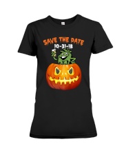 PUMPKIN BEER - SAVE THE DATE Premium Fit Ladies Tee tile