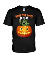PUMPKIN BEER - SAVE THE DATE V-Neck T-Shirt tile