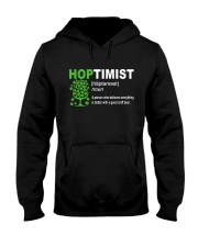 CRAFT BEER AND BREWING HOPTIMIST DEFINITION Hooded Sweatshirt thumbnail