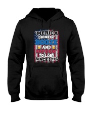 B - BOOZE Hooded Sweatshirt thumbnail
