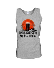 HALLOWEEN BREWERY BEER - HELLO DARKNESS Unisex Tank thumbnail