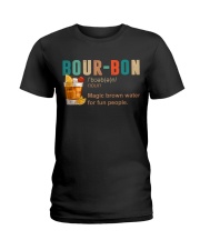 TRULY DRINK BOUR-BON DEFINITION Ladies T-Shirt thumbnail