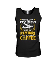 PILOT GIFTS - FLYING AND COFFEE Unisex Tank thumbnail