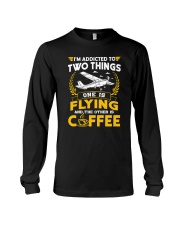 PILOT GIFTS - FLYING AND COFFEE Long Sleeve Tee thumbnail