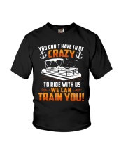 PONTOON BOAT GIFT - CRAZY Youth T-Shirt thumbnail