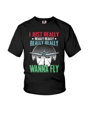 GREAT GIFT FOR PILOT - WANNA FLY Youth T-Shirt thumbnail
