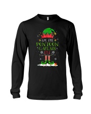 PONTOON BOAT GIFT - PONTOON CAPTAIN ELF Long Sleeve Tee thumbnail