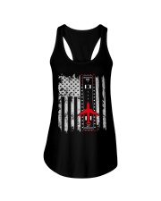 PILOT GIFTS - AIRPLANE FLAG Ladies Flowy Tank tile