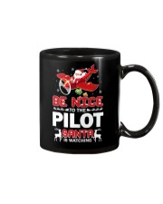 PILOT GIFT - SANTA IS WATCHING Mug tile