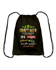 CRAFT BEER EXTRAVAGANZA Drawstring Bag tile