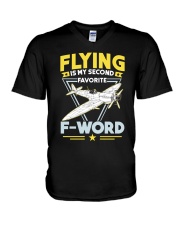 AVIATION RELATED GIFT - MY FAVOURITE V-Neck T-Shirt thumbnail