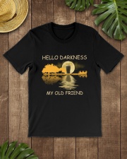 RETRO BEER - HELLO DARKNESS MY OLD FRIEND Classic T-Shirt lifestyle-mens-crewneck-front-18