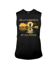 RETRO BEER - HELLO DARKNESS MY OLD FRIEND Sleeveless Tee thumbnail
