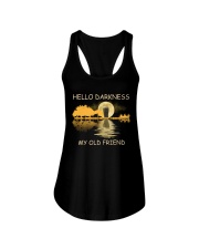 RETRO BEER - HELLO DARKNESS MY OLD FRIEND Ladies Flowy Tank thumbnail