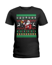 B - SANTA Ladies T-Shirt thumbnail