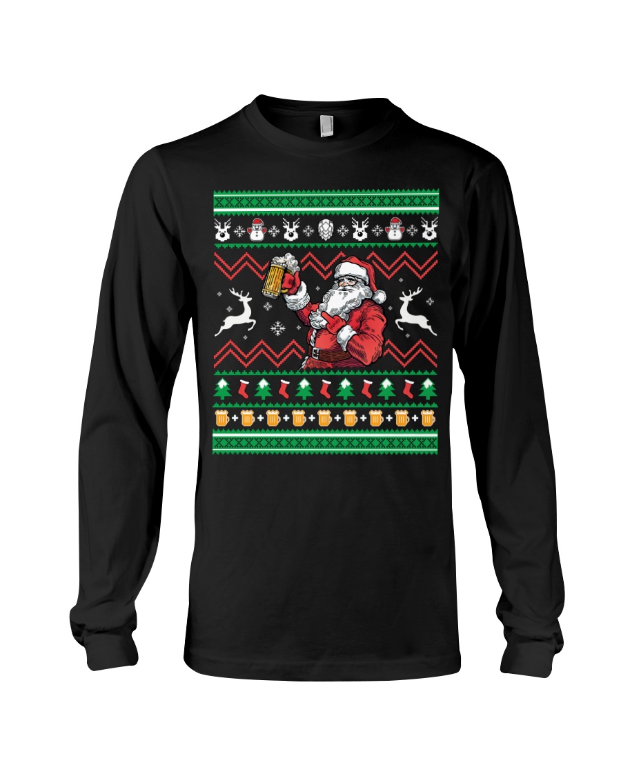 B - SANTA Long Sleeve Tee