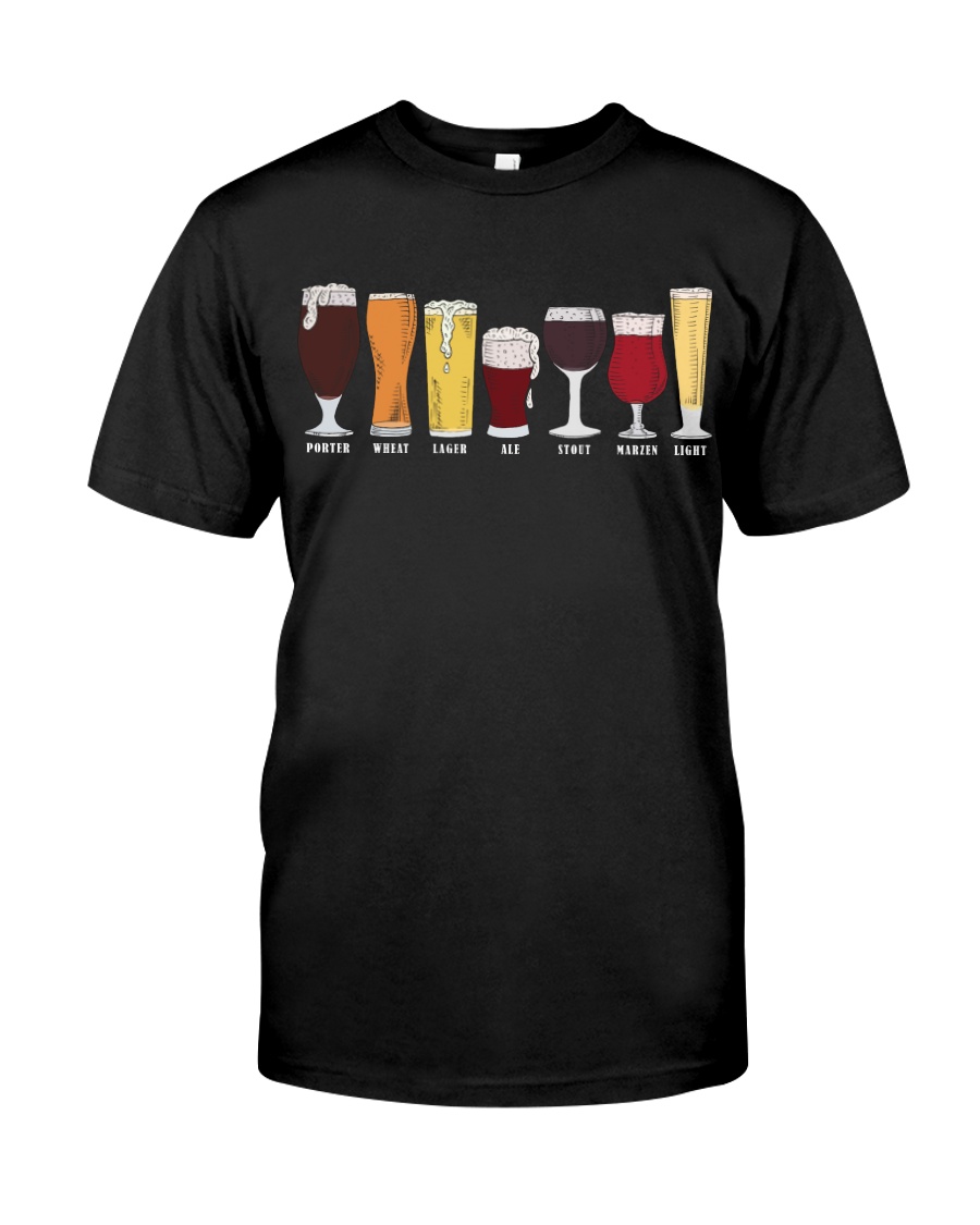BEER BREWERY TYPES BEER SHOP Classic T-Shirt