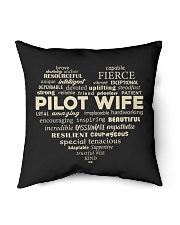 PILOT GIFT - PILOT WIFE Indoor Pillow - 16” x 16” thumbnail