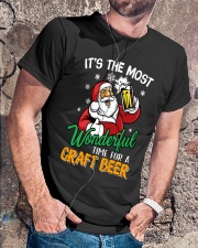 CHRISTMAS IS THE WONDERFUL TIME FOR CRAFT BEER Classic T-Shirt lifestyle-mens-crewneck-front-4