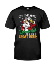 CHRISTMAS IS THE WONDERFUL TIME FOR CRAFT BEER Premium Fit Mens Tee tile