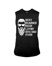 BEER LOVER - BEST BEARDED BEER LOVING DOG DAD EVER Sleeveless Tee thumbnail