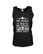 AVIATION PILOT GIFT - BE NICE Unisex Tank thumbnail