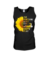 PONTOON BOAT GIFT - HAPPY PLACE Unisex Tank tile
