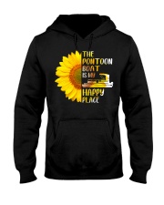 PONTOON BOAT GIFT - HAPPY PLACE Hooded Sweatshirt tile