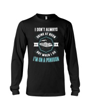 PONTOON PARTY - DRINKING ON A PONTOON Long Sleeve Tee tile
