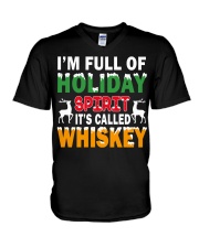 WHISKEY - HOLIDAY SPIRIT V-Neck T-Shirt thumbnail