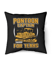 PONTOON CAPTAIN SOCIAL DISTANCE TRAINING Indoor Pillow - 16” x 16” thumbnail