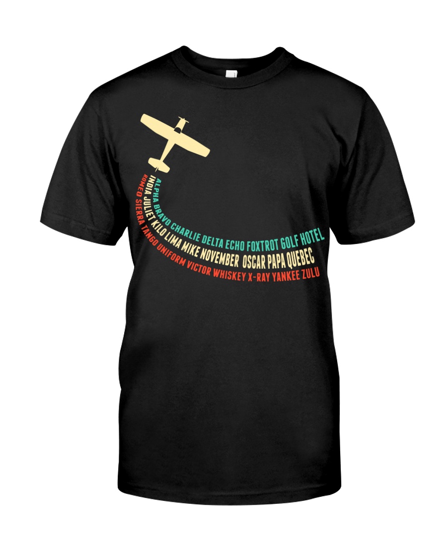 Aviation Phonetic Alphabet - Airplane Vintage Classic T-Shirt