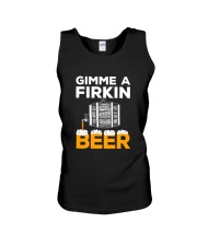 CRAFT BEER LOVER - GIVE ME A FIRKIN BEER Unisex Tank tile