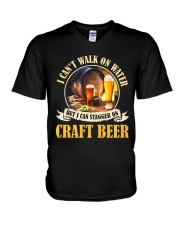 CRAFT BEER LOVER - STAGGER ON BEER V-Neck T-Shirt thumbnail