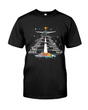PILOT GIFT - THE ALPHABET XMAS TREE Classic T-Shirt front