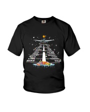 PILOT GIFT - THE ALPHABET XMAS TREE Youth T-Shirt thumbnail