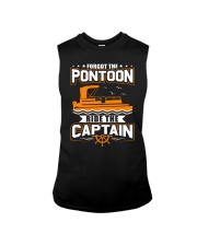 PONTOON FUNNY GIFTS - RIDE THE PONTOON CAPTAIN Sleeveless Tee thumbnail