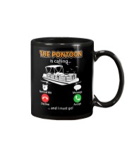 PONTOON BOAT GIFT - THE PONTOON IS CALLING Mug thumbnail